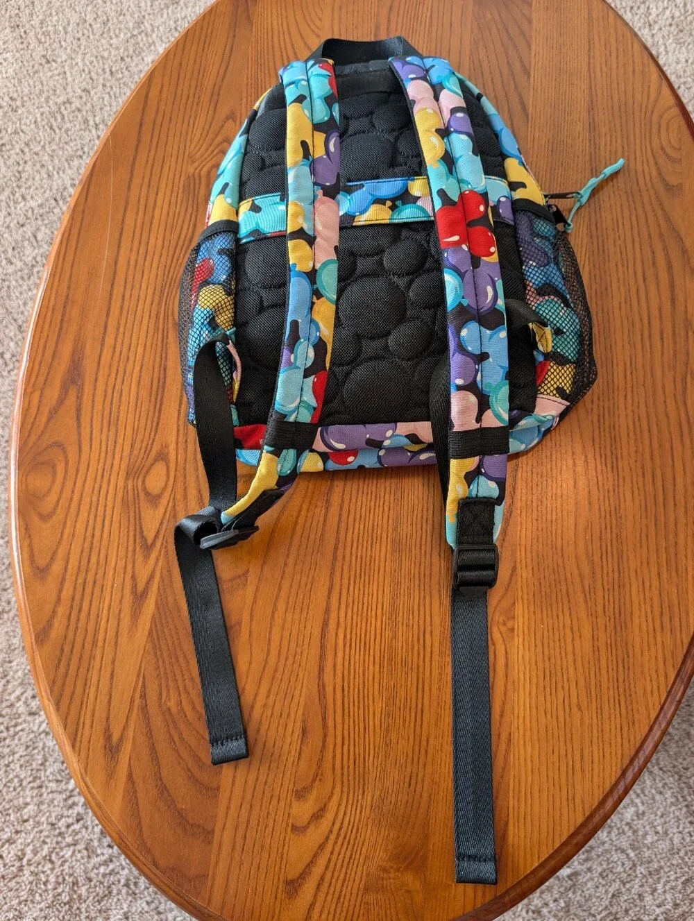 Disney Midsize Backpack - Multicolor Mickey Balloons